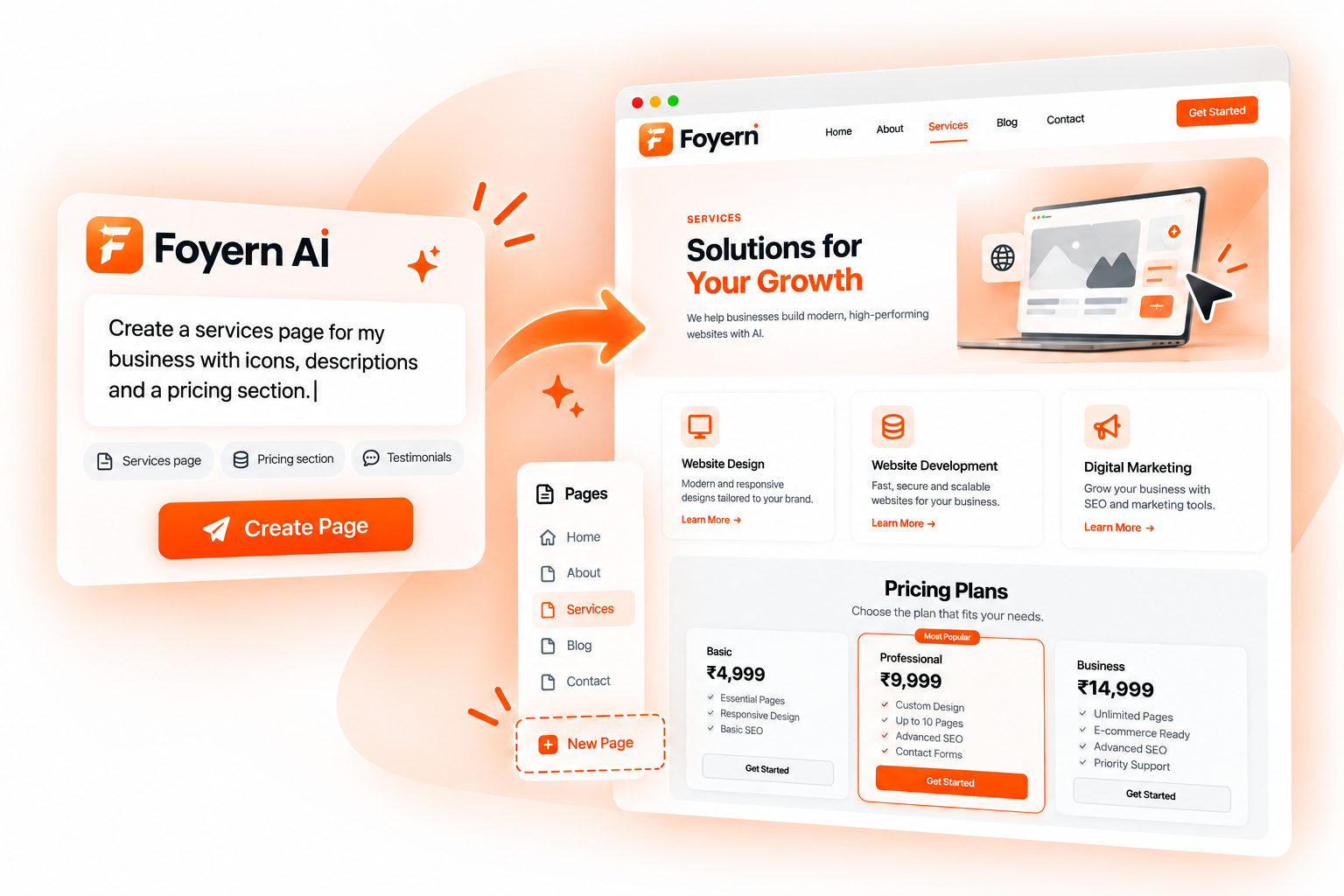 Create New Pages
