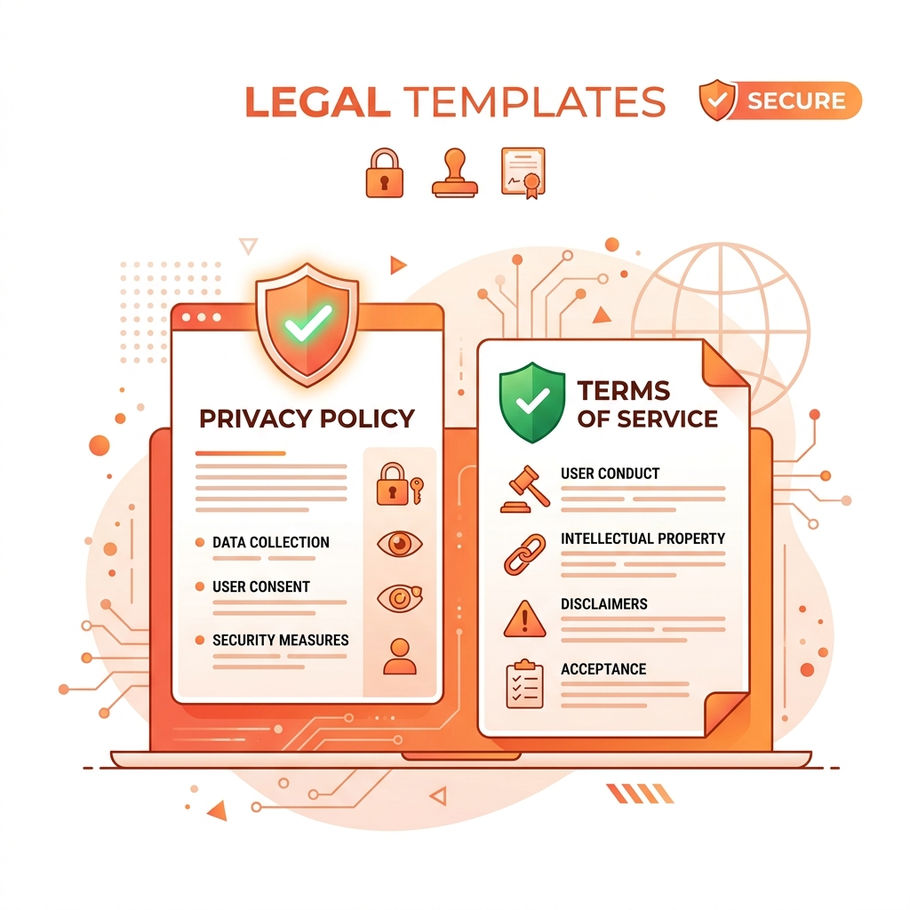Legal Page Templates Mockup