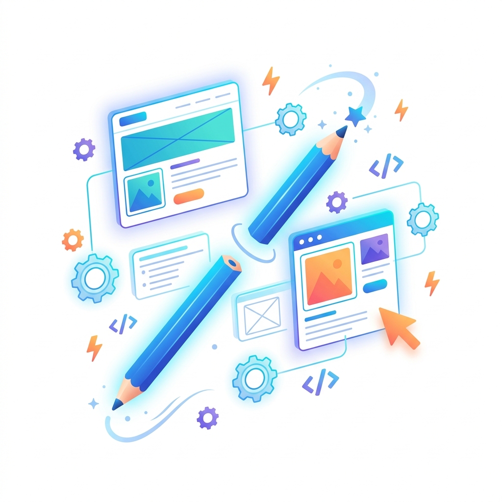 Visual click-to-edit CMS interface